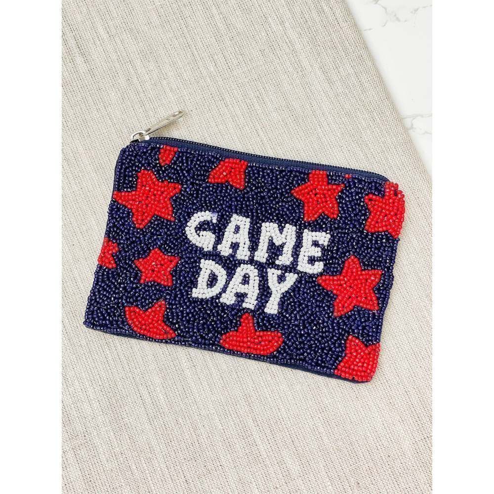Red & Navy Game Day Pouch